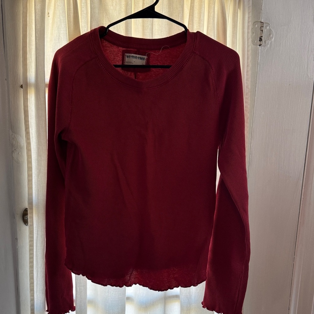 We The Free Red Women's Top Jersey